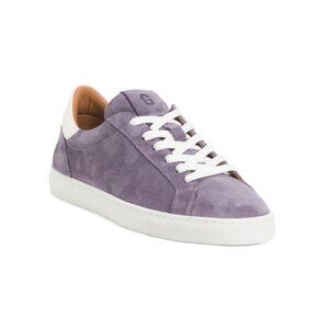 GREATS Purple Made In Portugal Suede Reign Sneakers